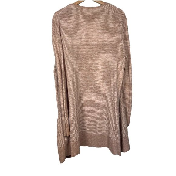 Madewell Cardigan Sweater Womens S Beige Textured Bradley Knit Pockets Lagenlook - Picture 5 of 10